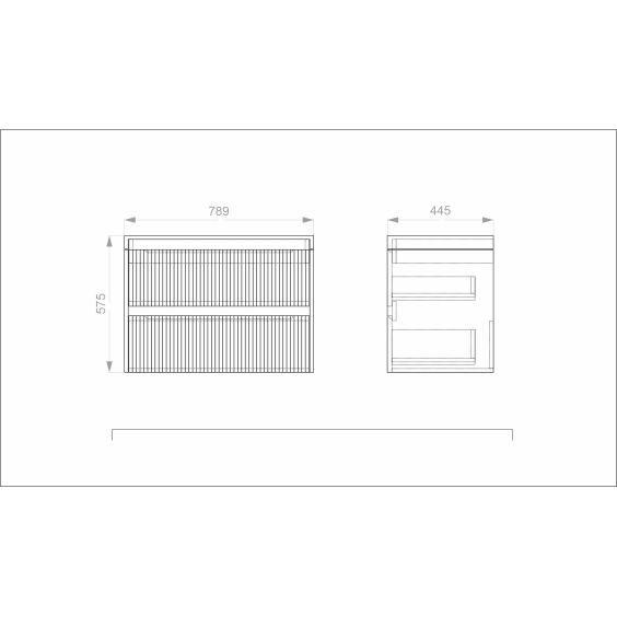 Тумба AQUARIUS APOLLO 80 консольна FUME MAT з умивальником Lux Тумба AQUARIUS APOLLO 80 консольна FUME MAT з умивальником Lux