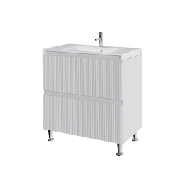 Тумба APOLLO 100 на ніжках біла з умивальником Lux (W) Тумба APOLLO 100 на ніжках біла з умивальником Lux (W)