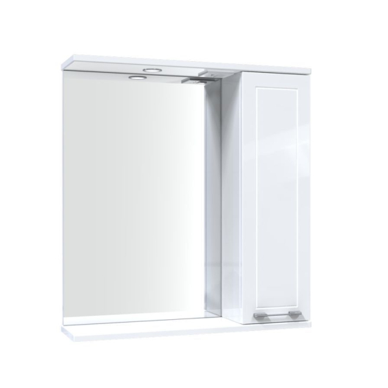 Дзеркало Elegance з шафою та підсвіткою 65 см Дзеркало Elegance з шафою та підсвіткою 65 см