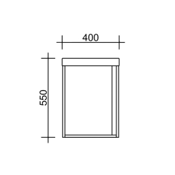 Тумба AQUARIUS Fine 40 см Дуб Сонома/Білий підвісна з умивальником Комо 40 Тумба AQUARIUS Fine 40 см Дуб Сонома/Білий підвісна з умивальником Комо 40