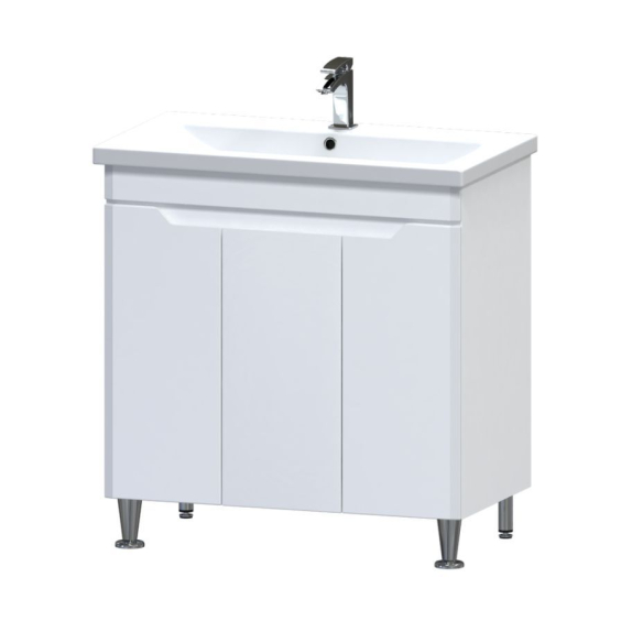 Тумба Ліон 80 см з умивальником Комо 80 Тумба Ліон 80 см з умивальником Комо 80