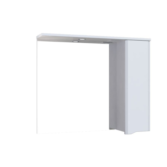 Дзеркало Лион з шафою та підсвіткою 80 см Дзеркало Лион з шафою та підсвіткою 80 см