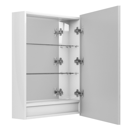 Дзеркальна шафа Aquarius Modena 60 з LED підсвіткою (Білий) Дзеркальна шафа Aquarius Modena 60 з LED підсвіткою (Білий)