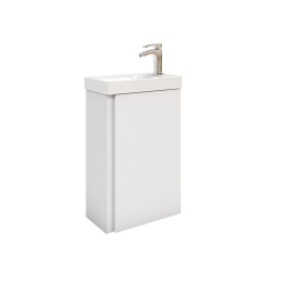 Тумба MONA 40 см Навісна Біла з умивальником Комо 40 Тумба MONA 40 см Навісна Біла з умивальником Комо 40