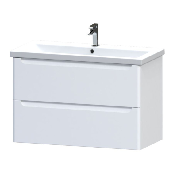 Тумба SOFI 90 см підвісна з умивальником Комо 90