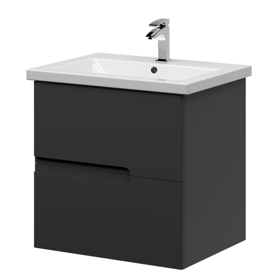 Тумба Silver консольна з умивальником Комо 70 Графіт Тумба Silver консольна з умивальником Комо 70 Графіт