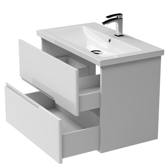 Тумба Silver консольна з умивальником Комо 80 Білий Тумба Silver консольна з умивальником Комо 80 Білий