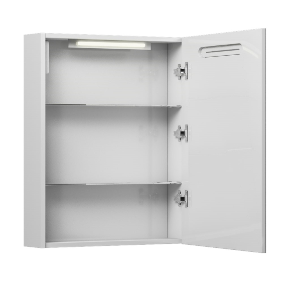 Дзеркальна шафа Aquarius Teffi з LED підсвіткою 60 (Білий)